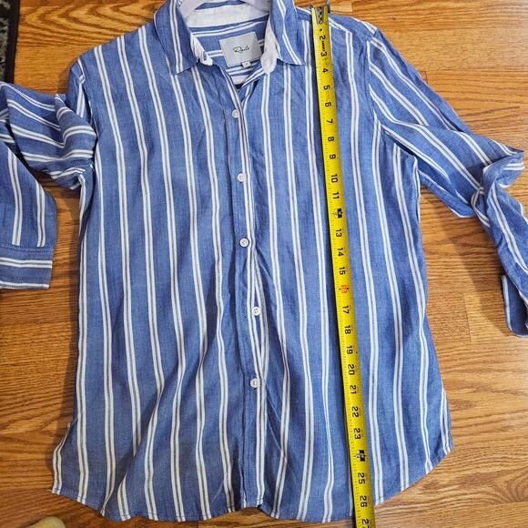 Rails Sydney Arctic Stripe Shirt Size Small - Picture 5 of 7